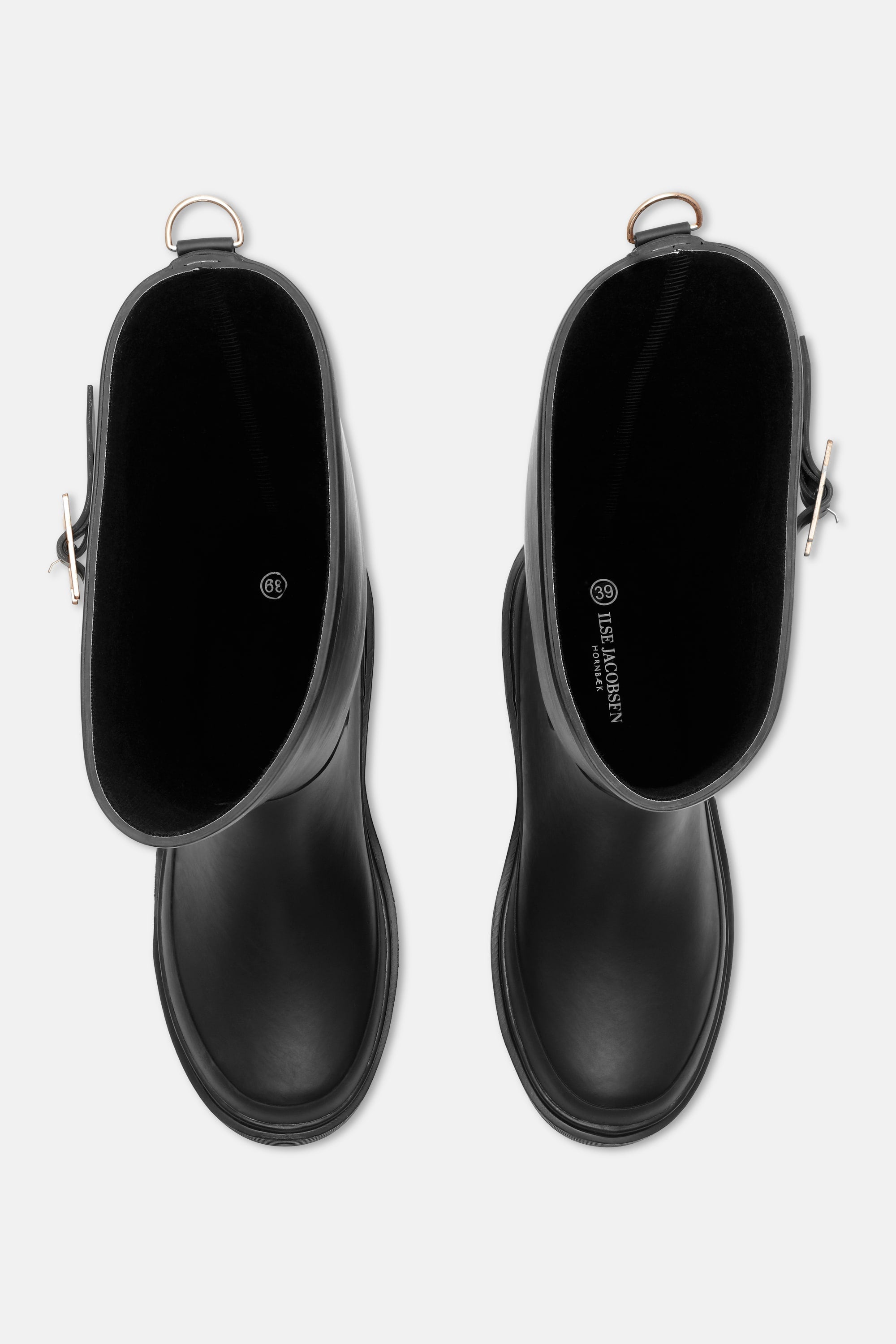 Long Rainboots - Black Black